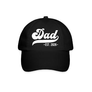 Daddy est. 2026 - Baseball Cap - black/black - Front