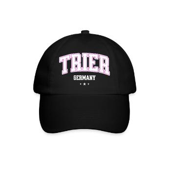 Trier Germany College Lettering Statement - Baseball Cap - black/black - Front