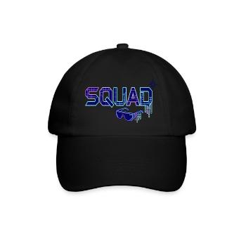 Squad Cyber Neon Goggles Party Gaming Team - Baseball Cap - black/black - Front