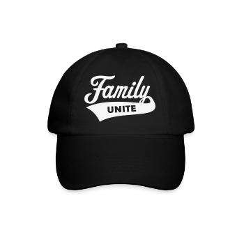 Famille unie (Équipe / Équipe / Blanc) - Casquette classique - noir/noir - Devant