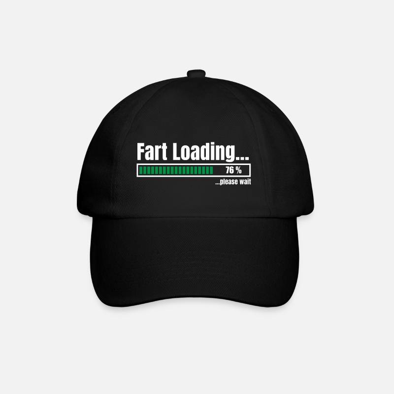 Fart Loading - Baseballkappe - Schwarz/Schwarz