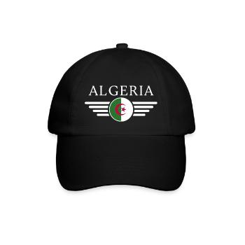 I Love Algeria, Elegance Style Design T-Shirt - Baseball Cap - black/black - Front