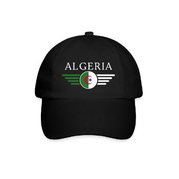I Love Algeria, Elegance Style Design T-Shirt - Baseball Cap - black/black - Front