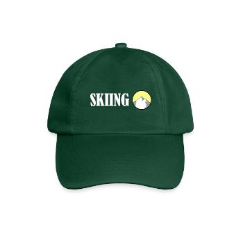 Skieurs - Vacances d'hiver - Pistensau - Moniteurs de ski - - Casquette classique - vert bouteille - Devant