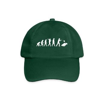 Joueur De Cornhole Évolution Cornhole - Casquette classique - vert bouteille - Devant