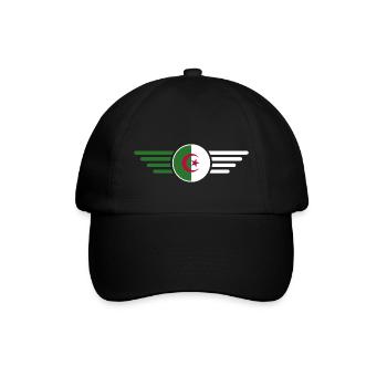 I Love Algeria, Elegance Style Design T-Shirt - Baseball Cap - black/black - Front