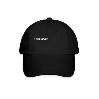 imker honigdealer - Baseballkappe - Schwarz/Schwarz - Vorne