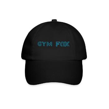 GYM FOX - Motivating Gym and Fitness Designs - Baseball Cap - black/black - Front