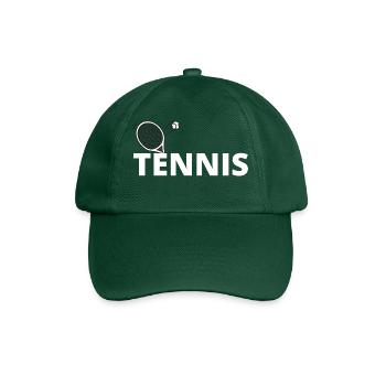 tennis / Tennis / Tennis spieler / Tennis Spielen - Baseballkappe - Flaschengrün - Vorne