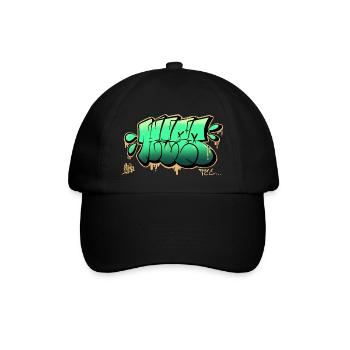 Throwup Graffiti - Baseball Cap - black/black - Front