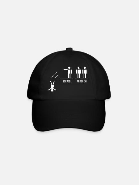 Komisch - Baseballkappe - Schwarz/Schwarz