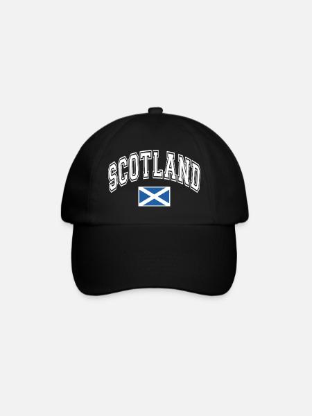 Scotland Scotland Flag - Baseball Cap - black/black