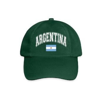 Argentinien Flagge - Baseballkappe - Flaschengrün - Vorne