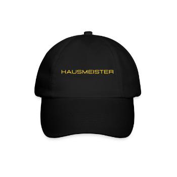 Hausmeister Hausmeisterei Handwerk - Baseballkappe - Schwarz/Schwarz - Vorne