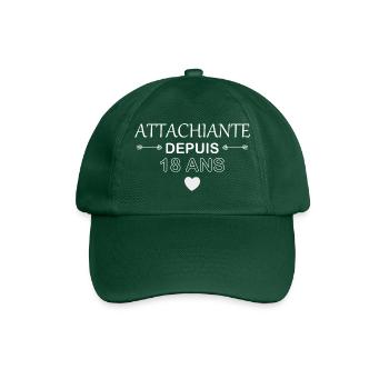 Endearing for 18 years - Baseball Cap - bottle green - Front