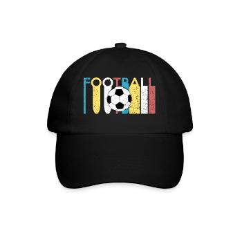 football - Casquette classique - noir/noir - Devant