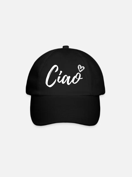 Ciao - Baseballkappe - Schwarz/Schwarz