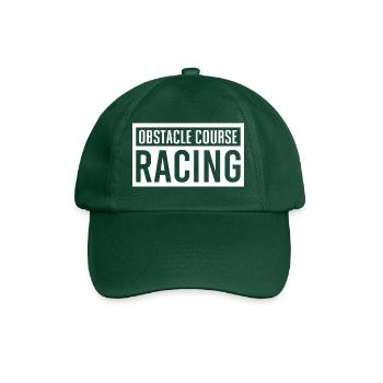 Obstacle Course Racing Gear - Baseball Cap - bottle green - Front