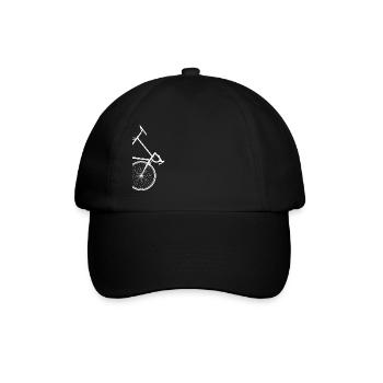 Vélo de course Minimal Side Design - Casquette classique - noir/noir - Devant