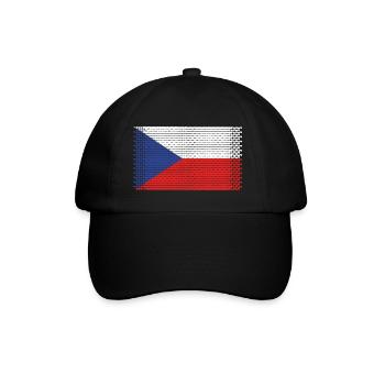 heart czech czech prague czech praha - Baseball Cap - black/black - Front