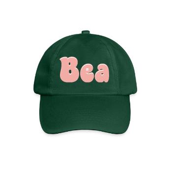 Nom Fille Béa Rétro - Prénom Béa Pour Couple - Casquette classique - vert bouteille - Devant