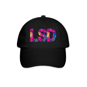 LSD 25 Sunshine Acid - Baseballkappe - Schwarz/Schwarz - Vorne