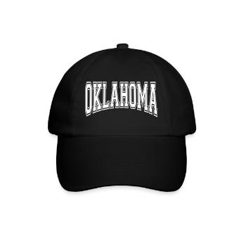 Oklahoma - Baseballkappe - Schwarz/Schwarz - Vorne