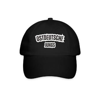 Ostdeutsche Jungs - Baseballkappe - Schwarz/Schwarz - Vorne