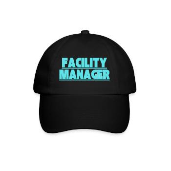 Facility Manager In-house technician Caretaker - Baseball Cap - black/black - Front