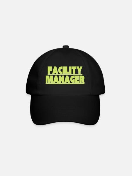 Facility Manager - Baseballkappe - Schwarz/Schwarz