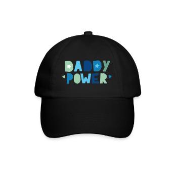 Daddy Power - Baseballkappe - Schwarz/Schwarz - Vorne