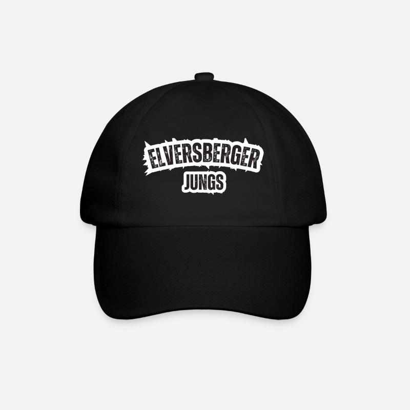 Elversberger Jungs - Baseballkappe - Schwarz/Schwarz