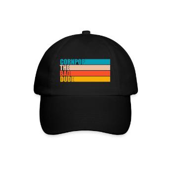 Corn Pop était un mauvais mec Retro Cornpop Meme - Casquette classique - noir/noir - Devant