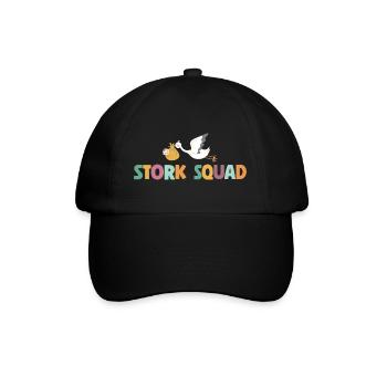 Infirmière de travail et d’accouchement de l’escouade des cigognes - Casquette classique - noir/noir - Devant