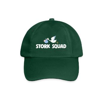 Stork Squad Labor & Delivery Nurse - Baseballkappe - Flaschengrün - Vorne