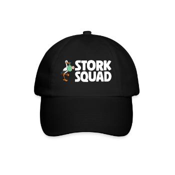 Infirmière de travail et d’accouchement de l’escouade des cigognes - Casquette classique - noir/noir - Devant