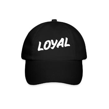 Loyal Loyalität - Baseballkappe - Schwarz/Schwarz - Vorne