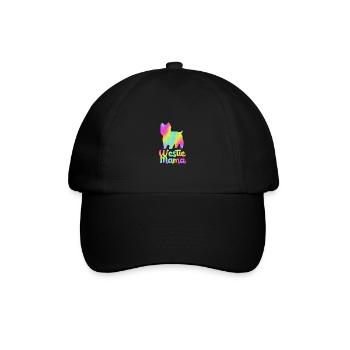 West Highland Terrier - Baseball Cap - black/black - Front