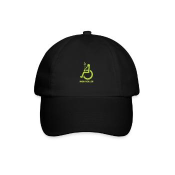 Rollstuhl Stoner mit hohem Rollstuhl - Baseballkappe - Schwarz/Schwarz - Vorne