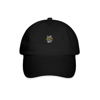 Beste Trainerin Vintage Dankeschön Fitness Frau - Baseballkappe - Schwarz/Schwarz - Vorne