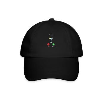 appel de l'apéro - Casquette classique - noir/noir - Devant