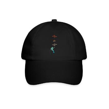 Heartbeat Climbing - Gift Idea - Baseball Cap - black/black - Front
