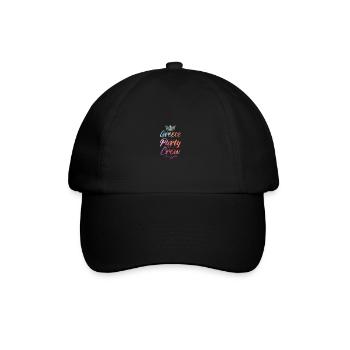 Greece Party Crew Colorful - Baseball Cap - black/black - Front
