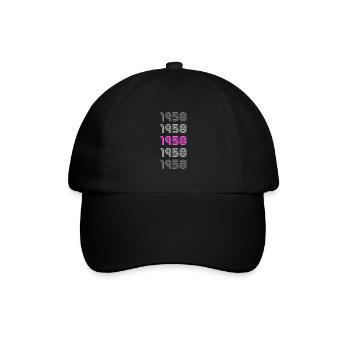 Year 1958 - Baseball Cap - black/black - Front