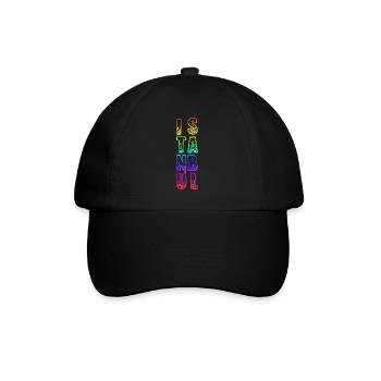 istanbul rs regenbogen - Baseballkappe - Schwarz/Schwarz - Vorne