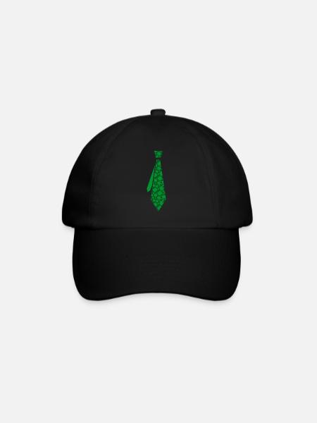 Tie Kleblatt - Baseball Cap - black/black