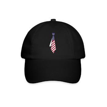 Tie USA - Baseball Cap - black/black - Front