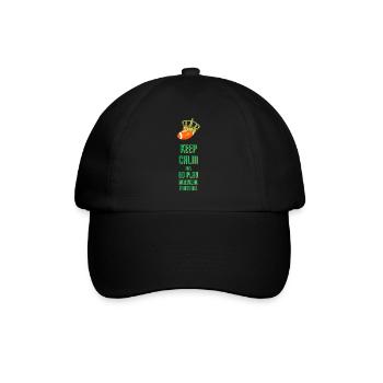 Soyez calme et allez jouer au football américain ! - Casquette classique - noir/noir - Devant