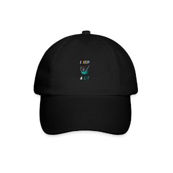Scottish Bagpipes Celtic Gift - Baseball Cap - black/black - Front