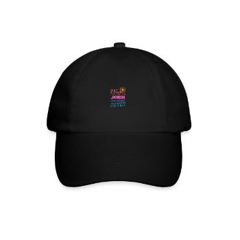 First name Jordi - Baseball Cap - black/black - Front
